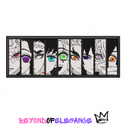 Anime Embroidery Design, Demon Slayer Embroidery, Anime inspired