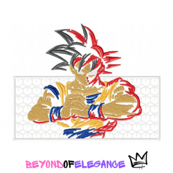 Anime Embroidery Design, Drogon Ball Z , Anime inspired