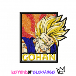 Anime Embroidery Design, Drogon Ball Z , Anime inspired