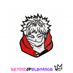 Anime Embroidery Design, Jujutsu Kaisen , Anime inspired