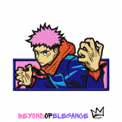 Anime Embroidery Design, Jujutsu Kaisen , Anime inspired