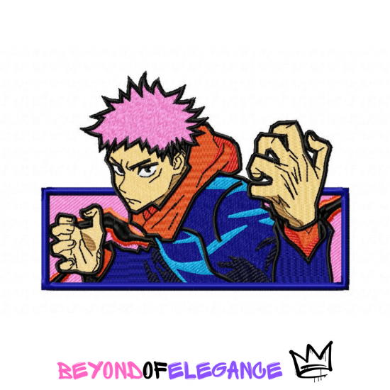 Anime Embroidery Design, Jujutsu Kaisen , Anime inspired