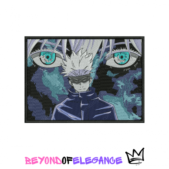 Anime Embroidery Design, Jujutsu Kaisen , Anime inspired