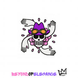 Anime Embroidery Design, One Piece Embroidery, Anime inspired