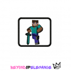 Anime Embroidery, Square Cap , Anime inspired